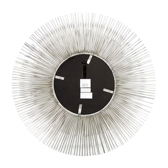 29'' Silver Modern Metal Wall Mirror